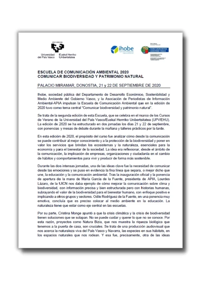 Memoria 2020 Castellano