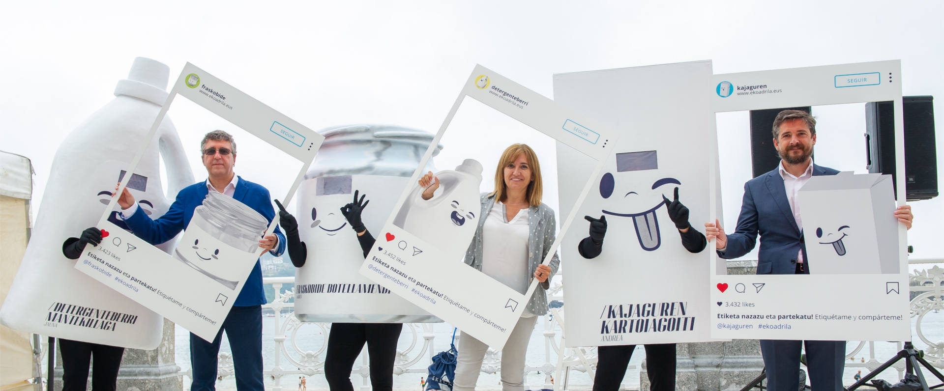 Gobierno Vasco, Ecovidrio y Ecoembes presentan EKOADRILA, la campaña para dar segundas vidas a los residuos y agradecer a Euskadi su respuesta en reciclado