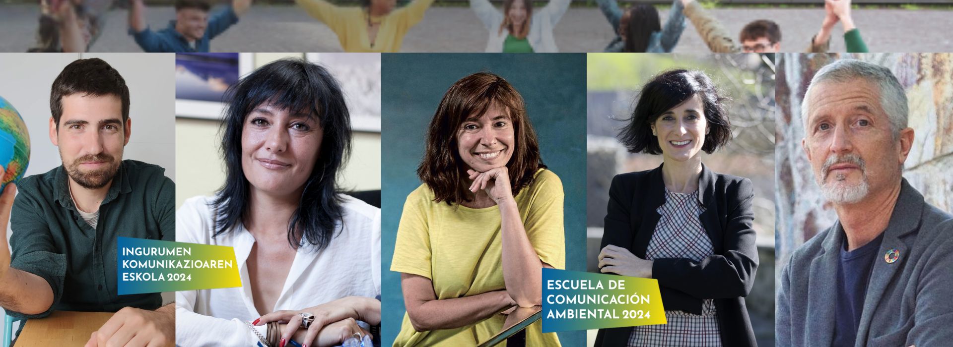 A score of top-tier professionals on the discussion panel at the Environmental Communication School 2024 in September 