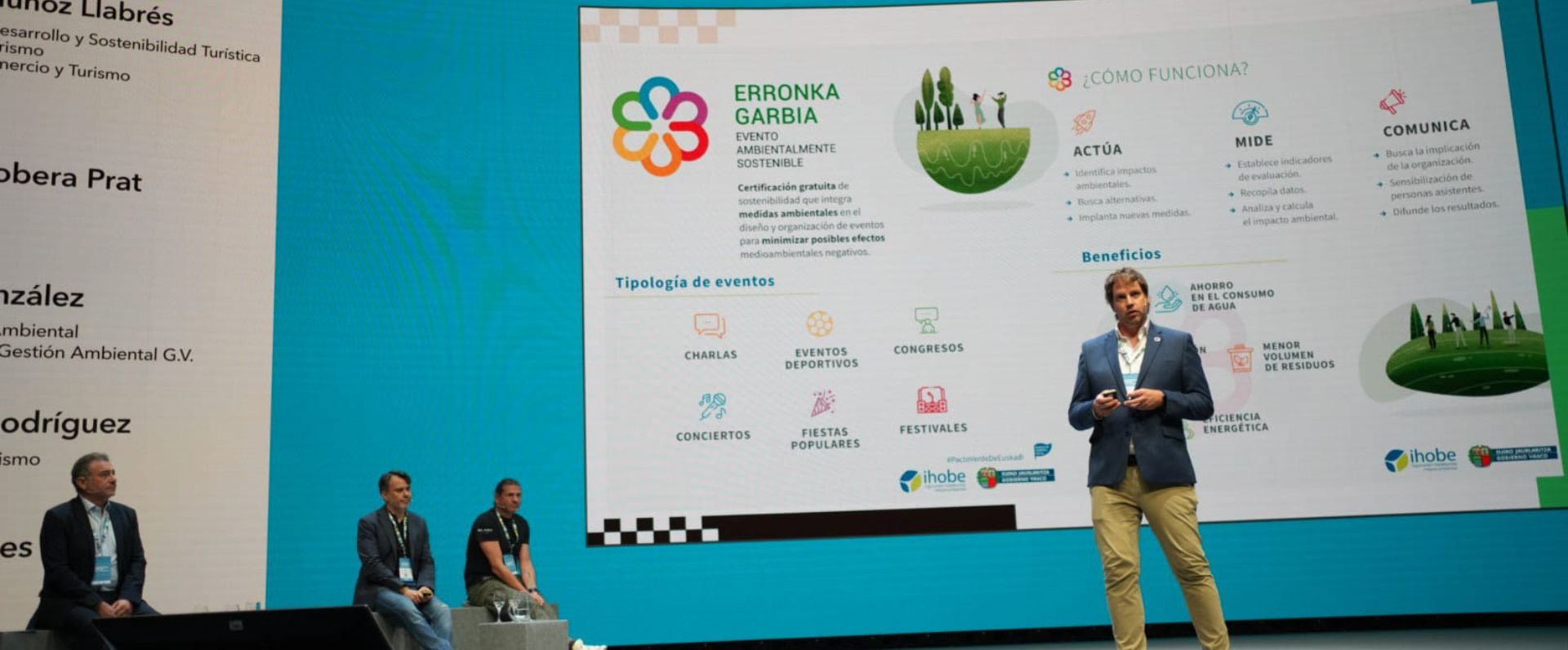 Ihobek ekitaldi jasangarrietarako Erronka Garbia metodologia aurkeztu du urteroko Turespaña konbentzioan