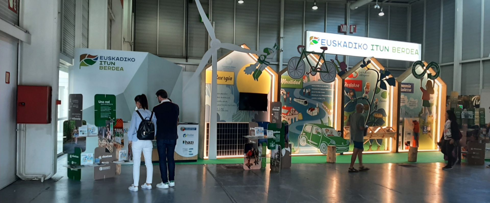 The stand Euskadiko Itun Berdea returns to Bioterra to mobilize basque citizens in the face of the climate and energy challenge