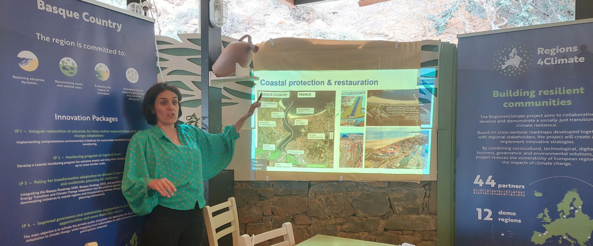 The Basque Country at the Regions4Climate General Assembly in Crete to unveil the coastal adaptation actions in Txingudi