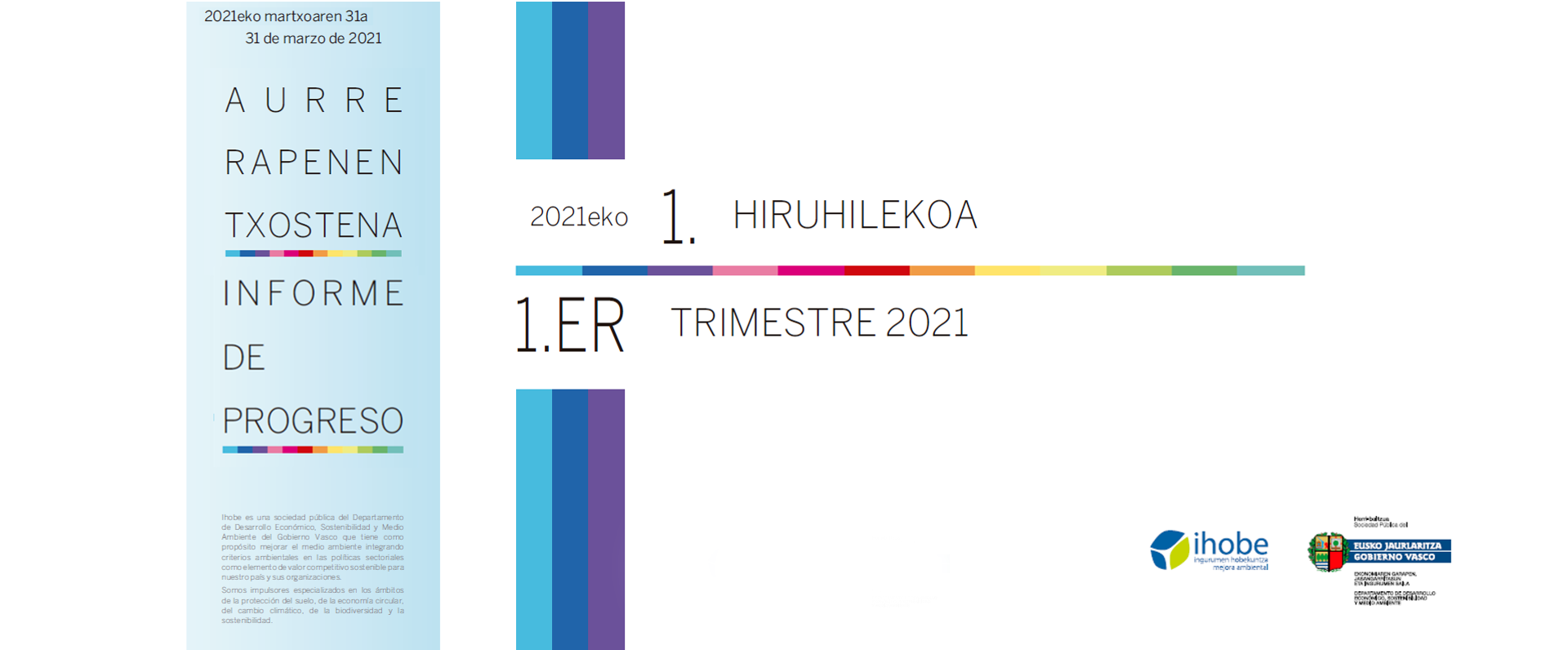Ihobek 2021eko lehenengo hiruhilekoan zehar egin dituen aurrerapenen laburpen bat aurkeztu du
