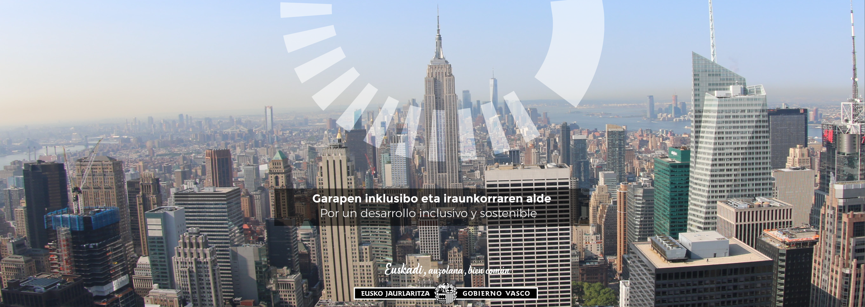 The Basque Country is participating in New York Climate Week, as an example of an advanced region in climate action