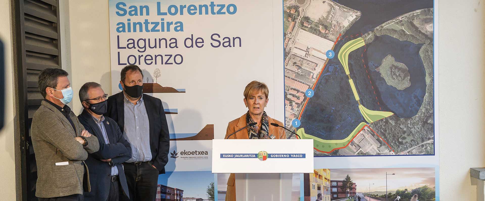 Se licitan por 4,6 M las obras de ampliación de la laguna de San Lorenzo y mejora de la conectividad de los espacios naturales de Txingudi