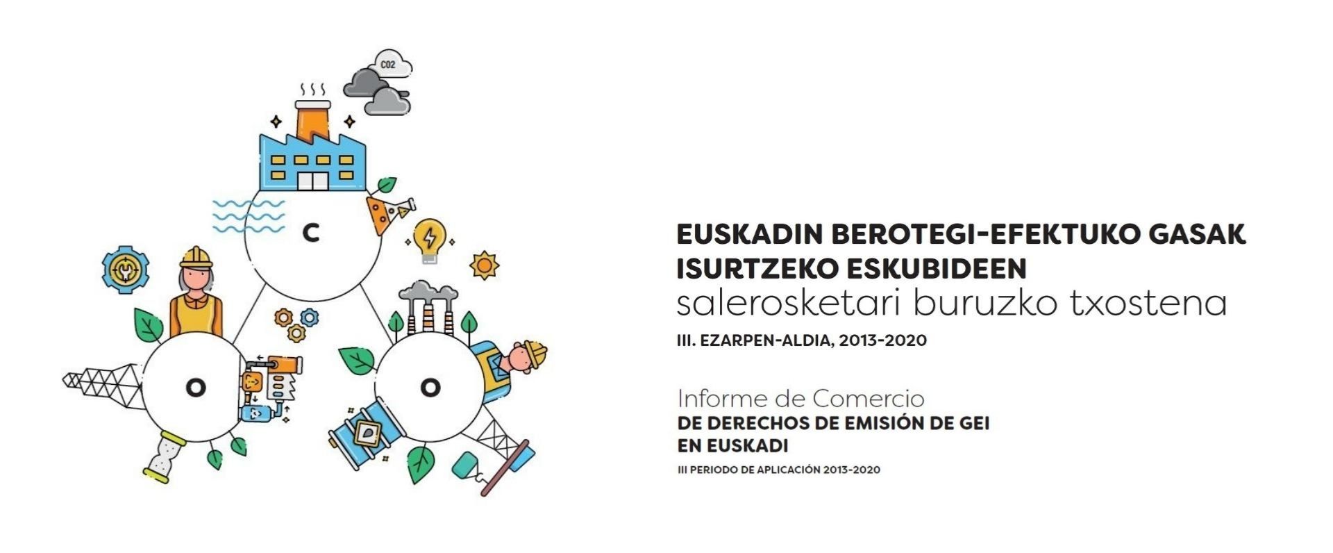Ihobe publica un informe sobre la aplicación en Euskadi del comercio de derechos de emisión de gases de efecto invernadero en 2013-2020
