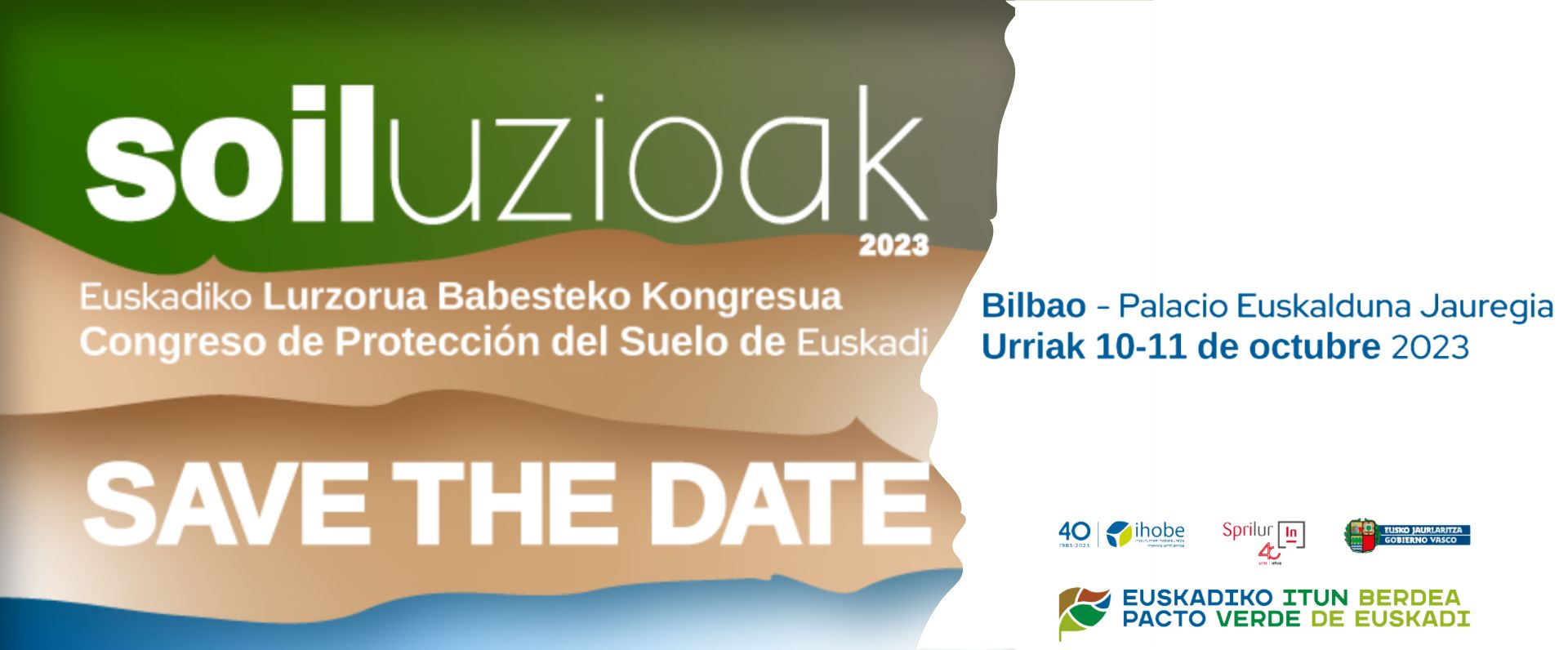 Euskadi acogerá en octubre el congreso sobre protección del suelo SOILUZIOAK 2023