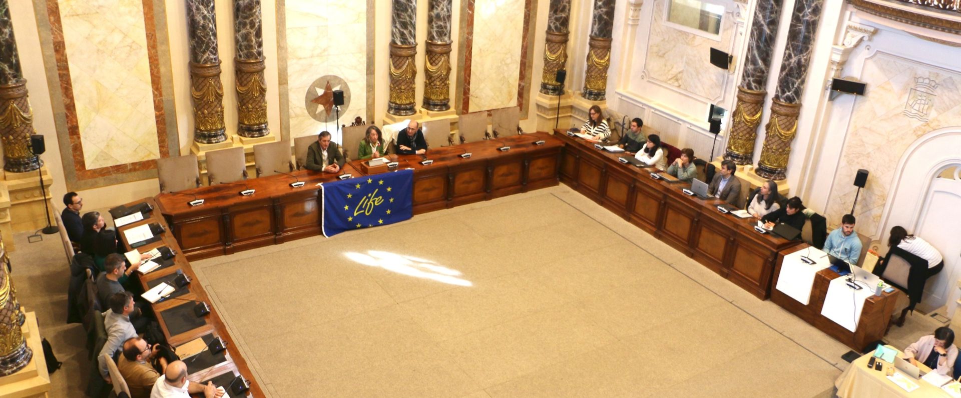 The Life Urban Klima 2050 project shows the progress of its climate actions in Gipuzkoa to the European Commission monitors