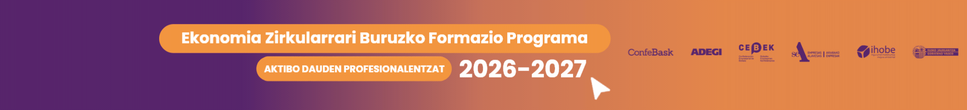 Ekonomia Zirkularreko Prestakuntza 2027